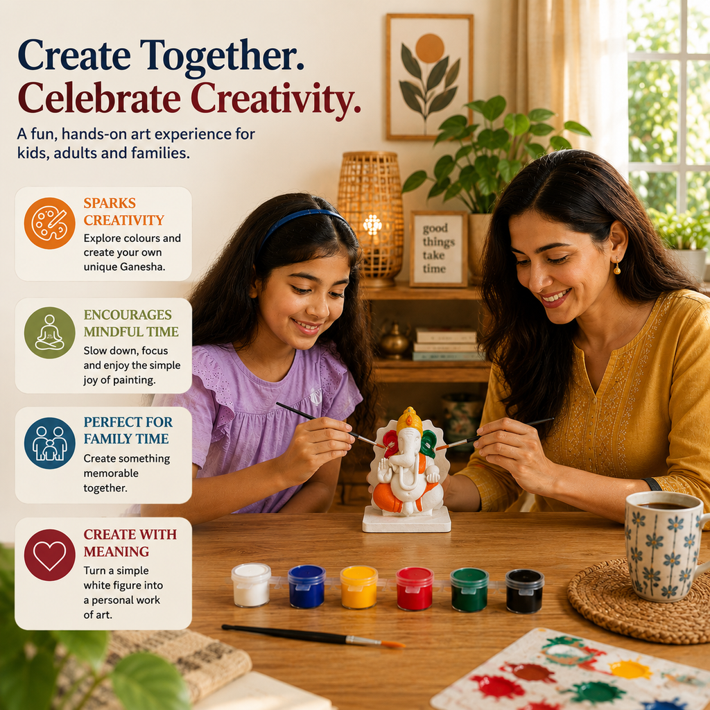 DIY Ganesha Painting Kit for Kids & Adults