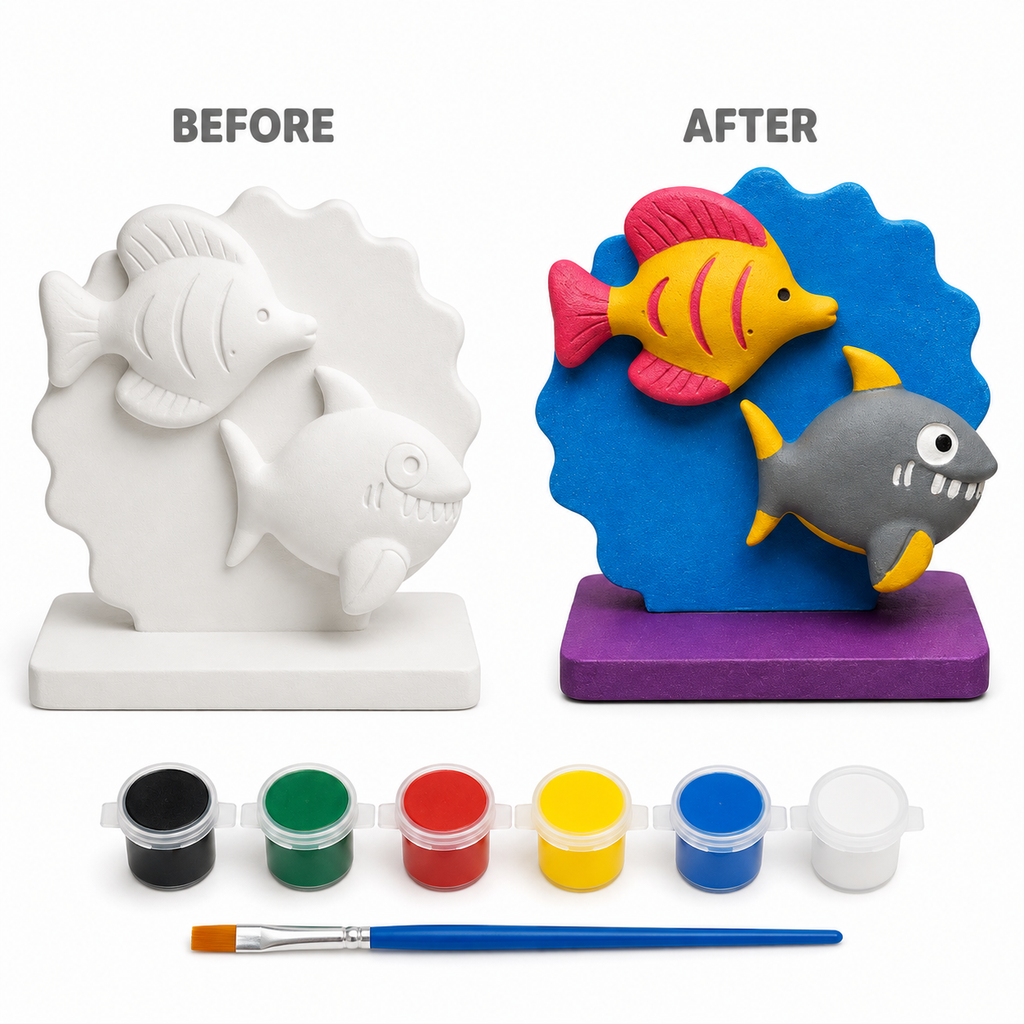 DIY Fish Painting Kit for Kids & Adults