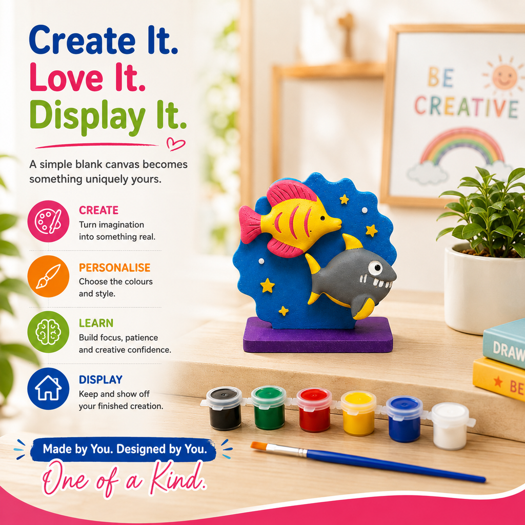 DIY Fish Painting Kit for Kids & Adults