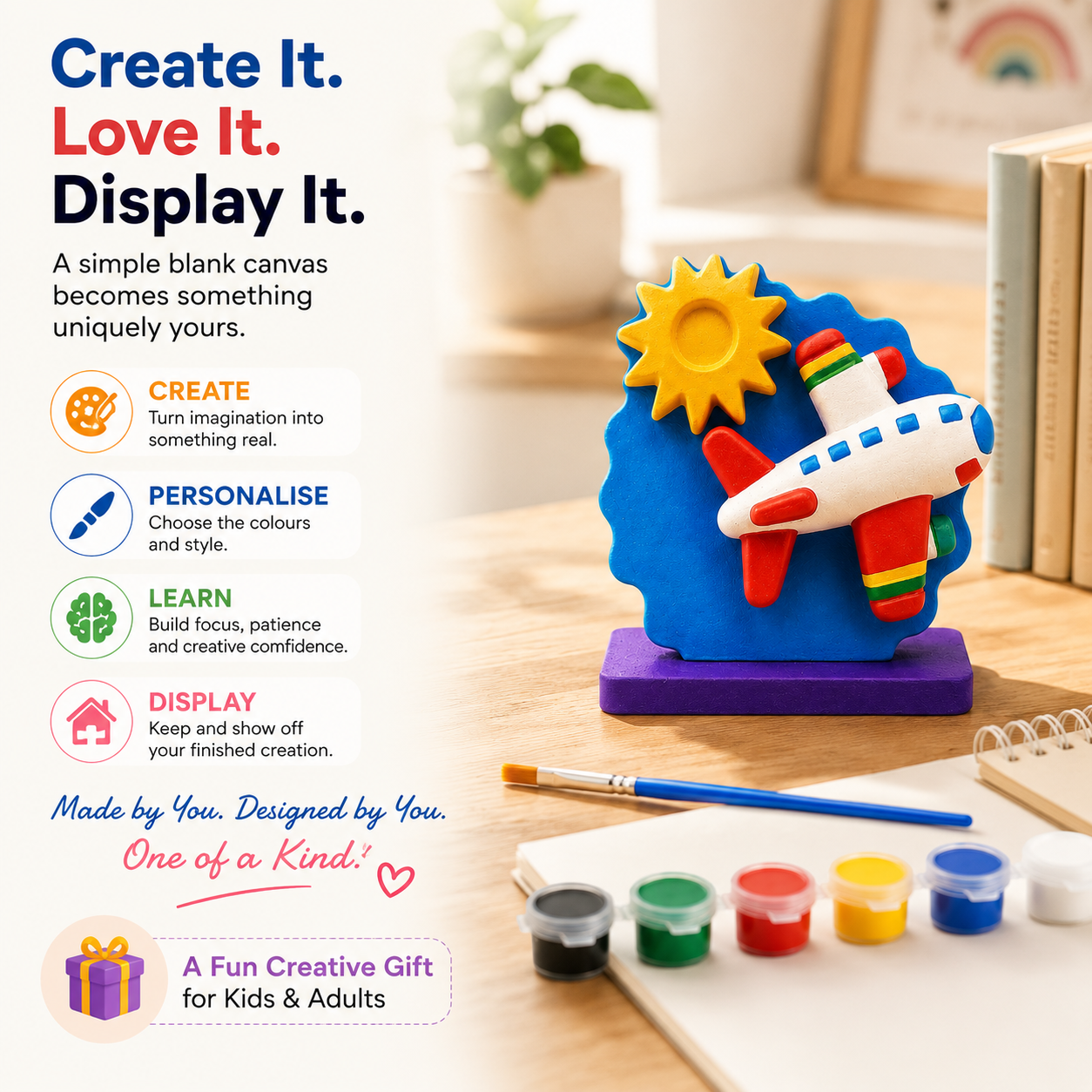 DIY Aeroplane Painting Kit for Kids & Adults