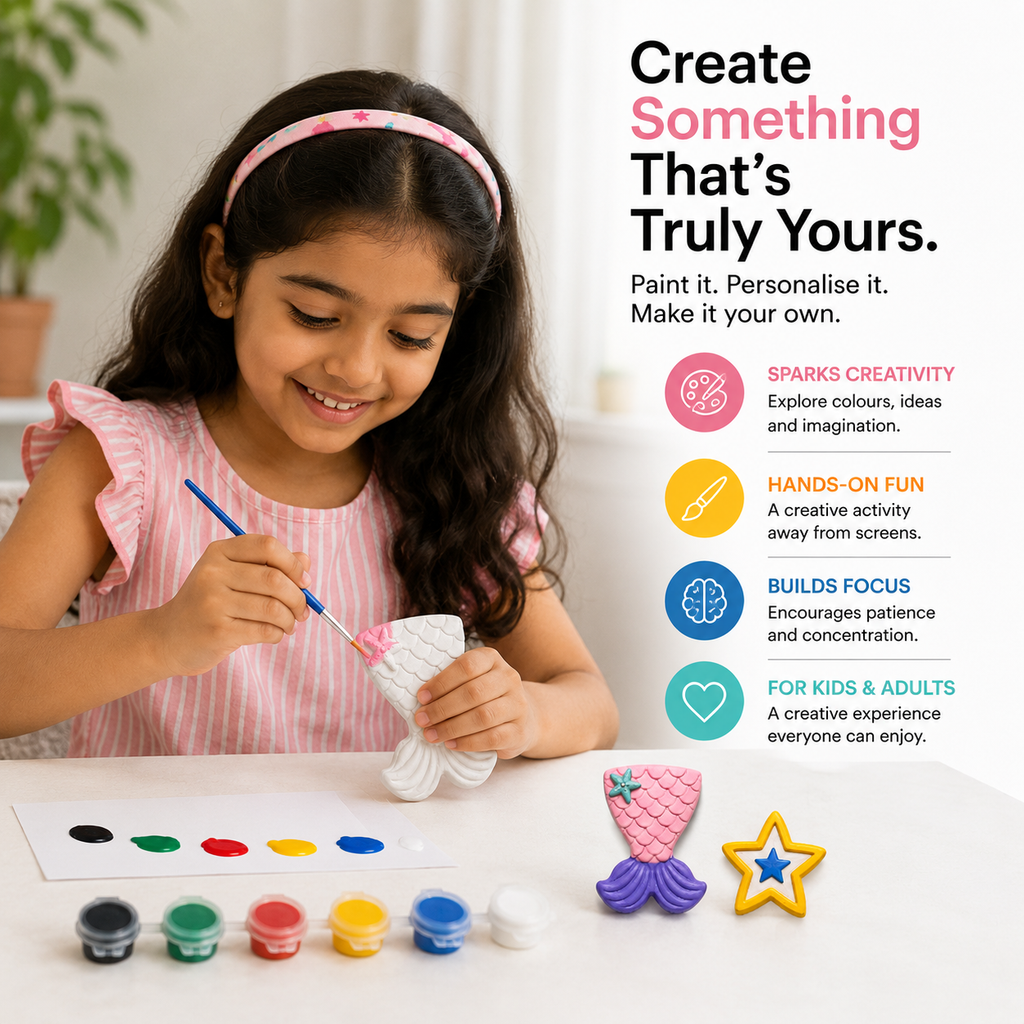 DIY Mermaid Painting Kit for Kids & Adults