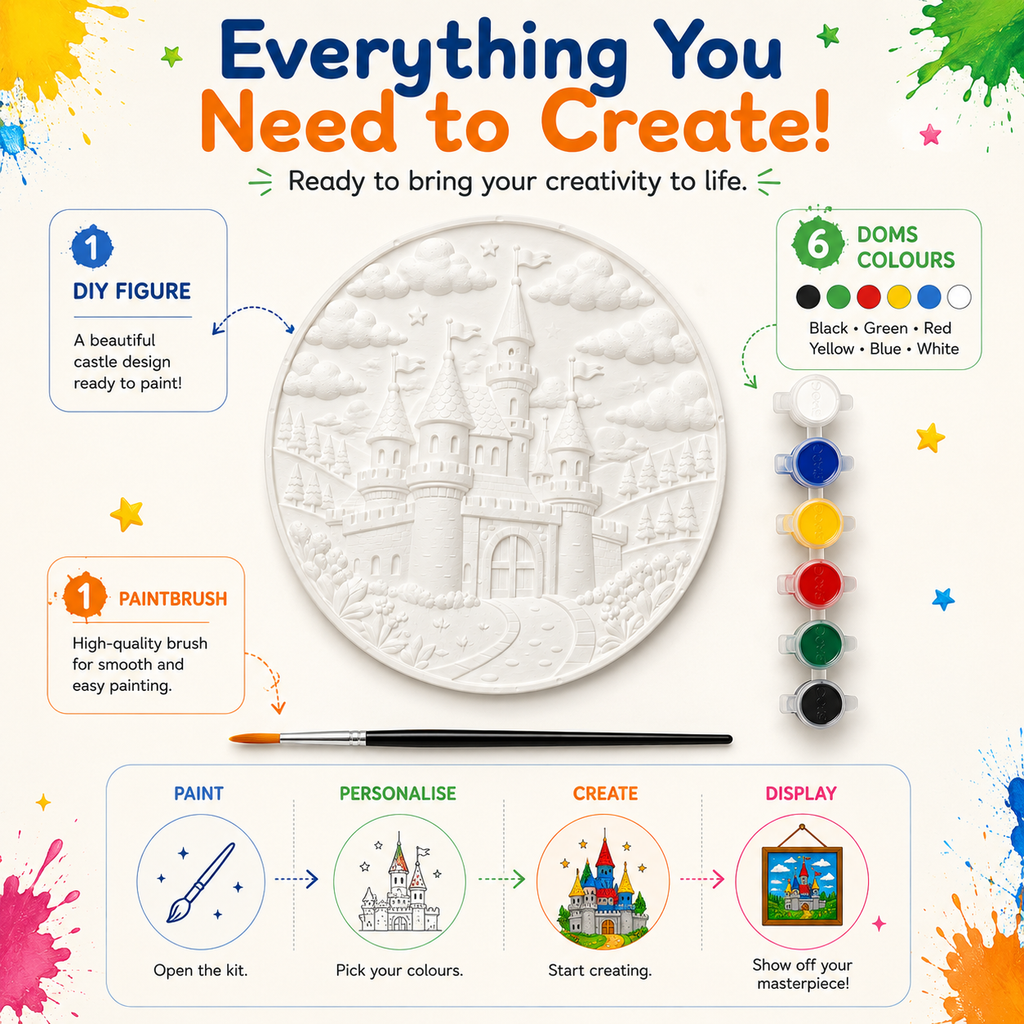 DIY Castle Painting Kit for Kids & Adults