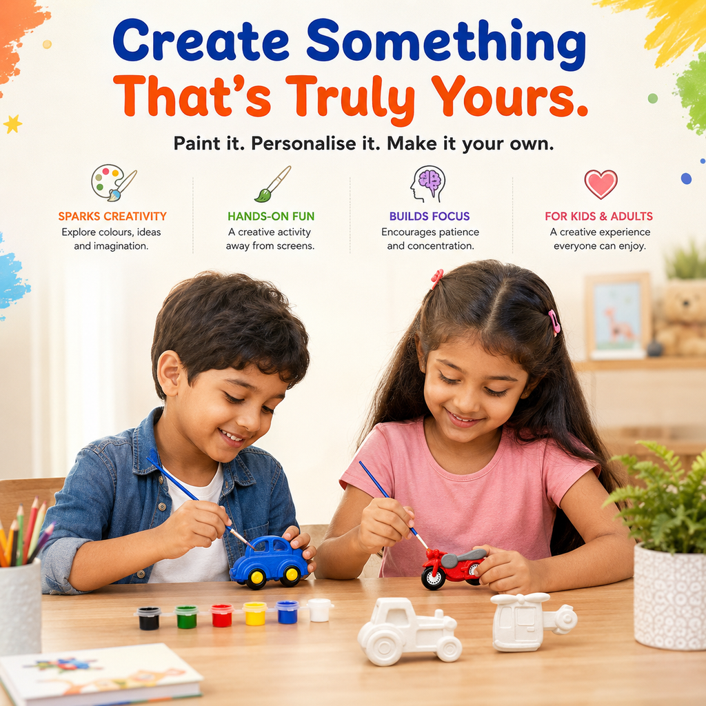 DIY Vehicles Vol.1 Painting Kit for Kids & Adults