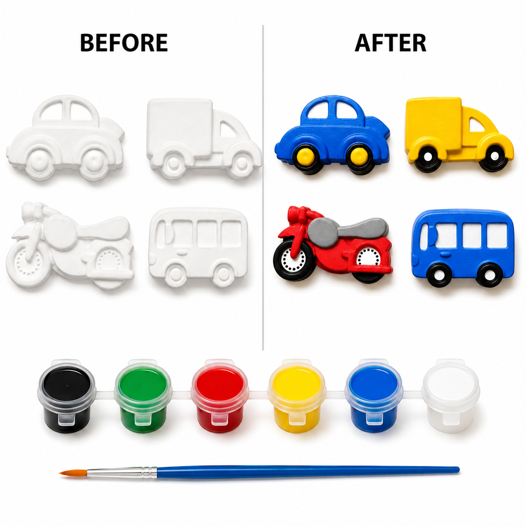 DIY Vehicles Vol.2  Painting Kit for Kids & Adults