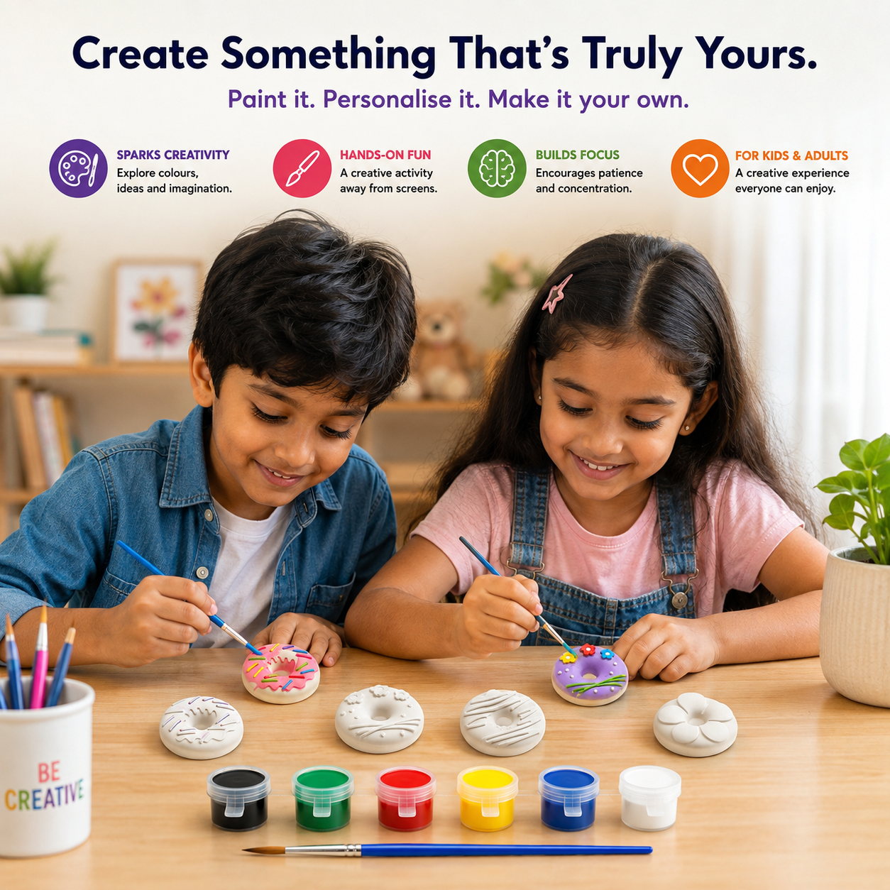 DIY Donuts Painting Kit for Kids & Adults
